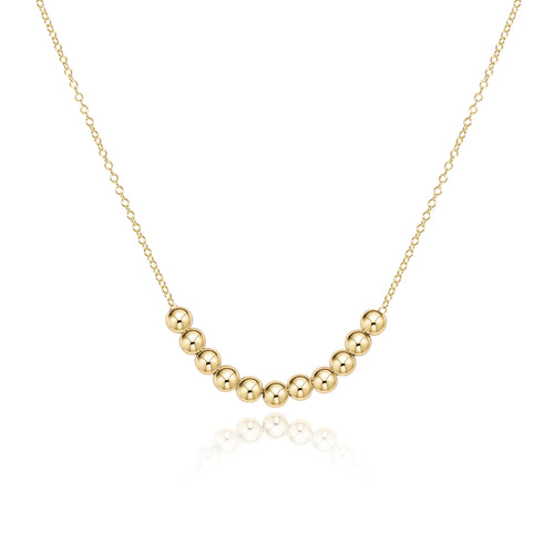 gold 16" necklace with gold classic bliss