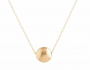 gold 16" necklace honesty small