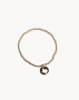classic 3mm gold bracelet with Texas charm