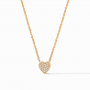 Heart Pave Demi Necklace