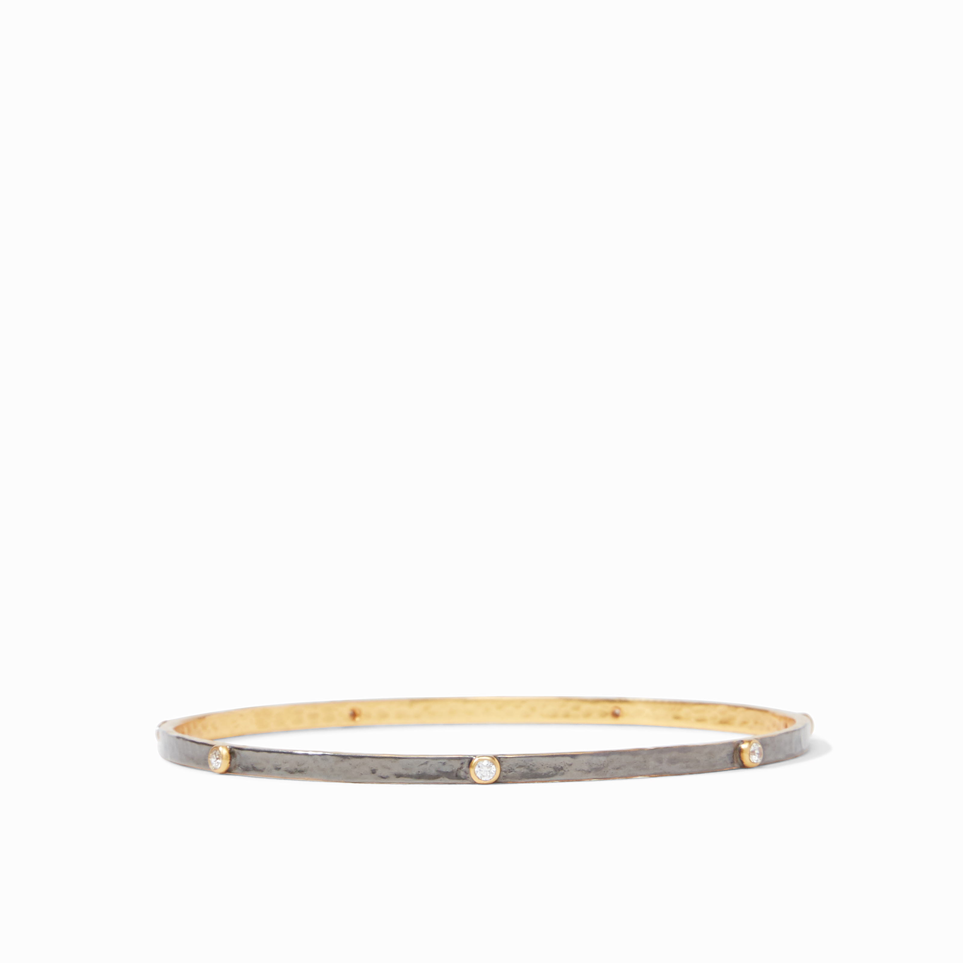 Crescent Stone Bangle