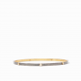 Crescent Stone Bangle