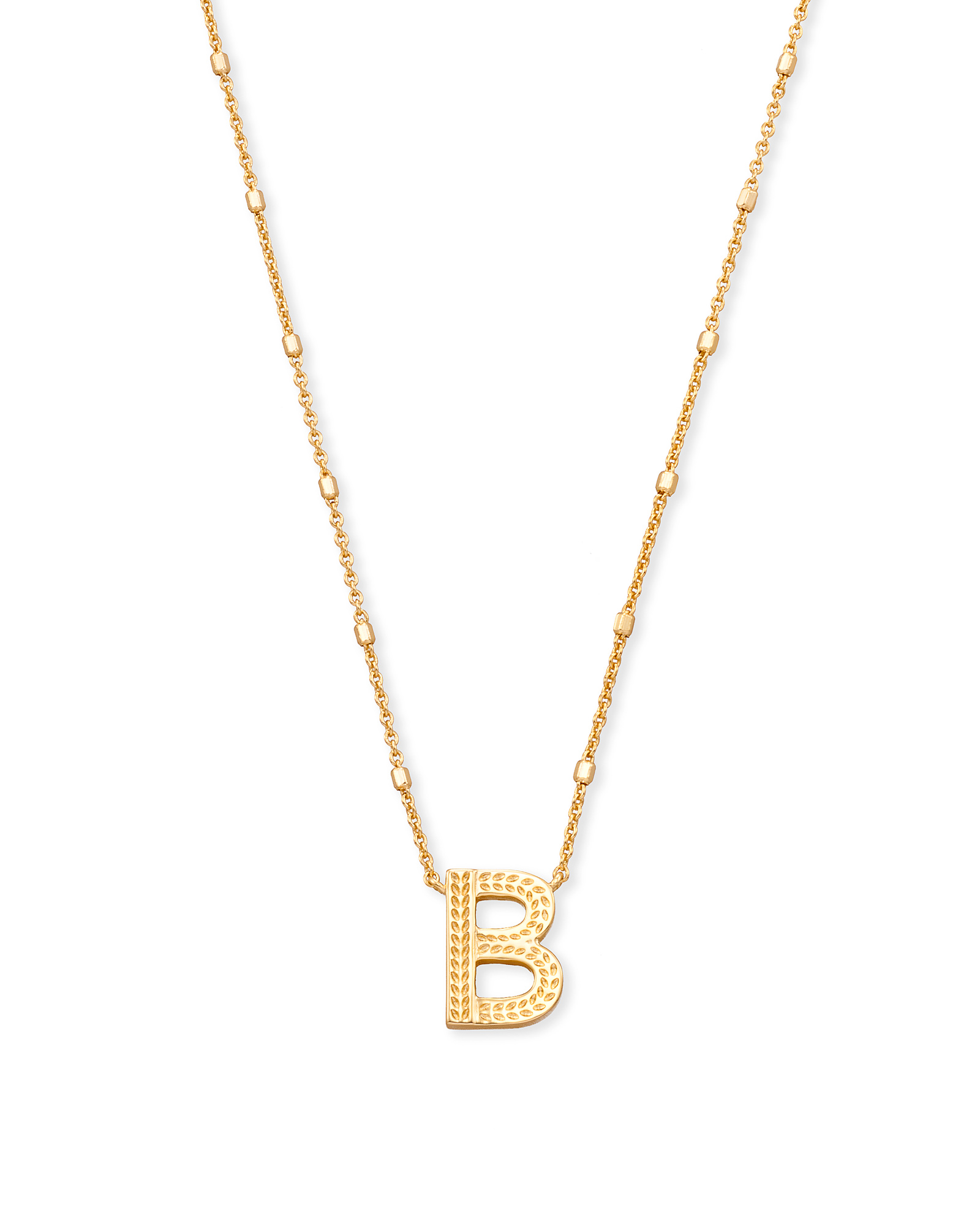 Initial Necklace in Gold