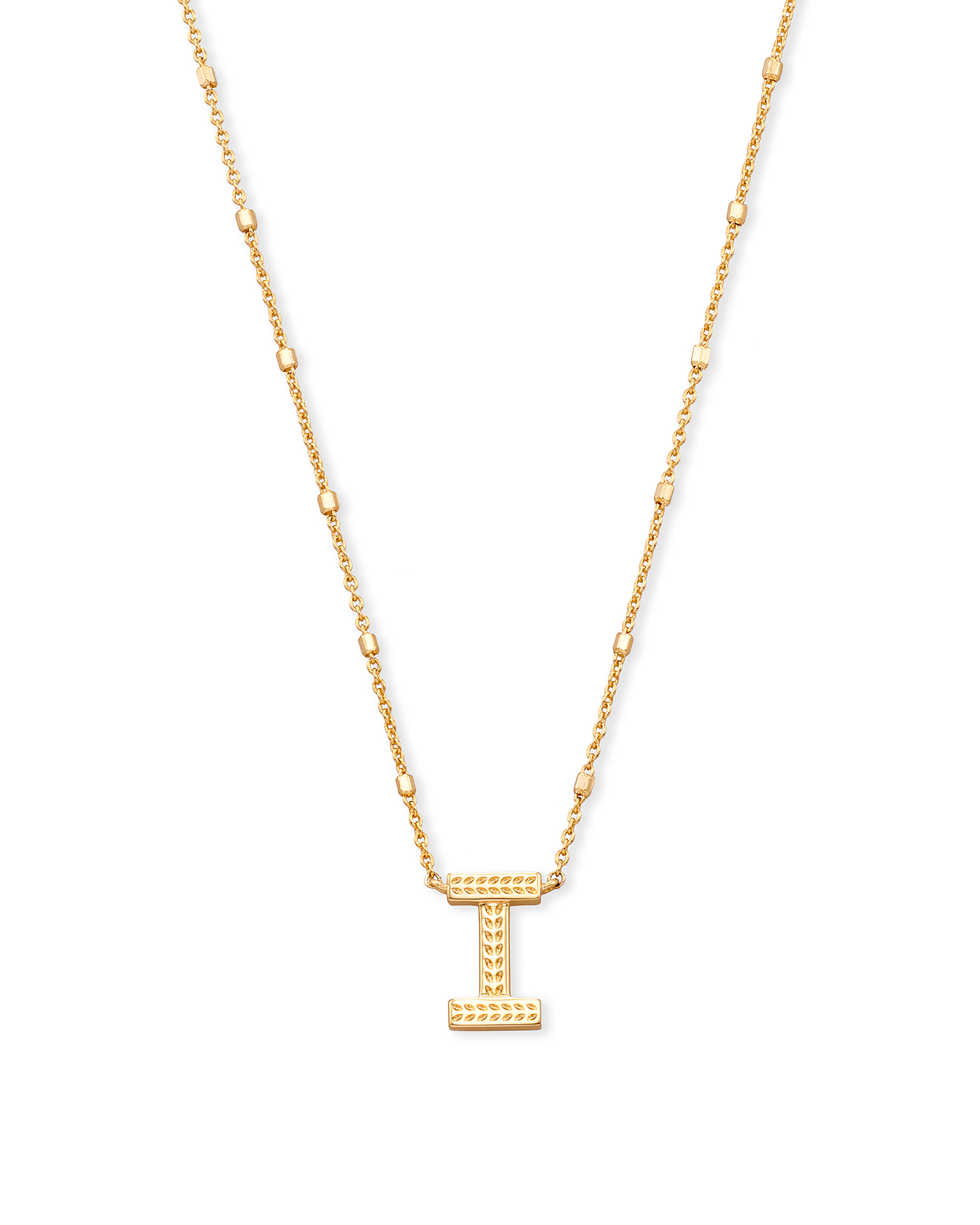 Initial Necklace in Gold