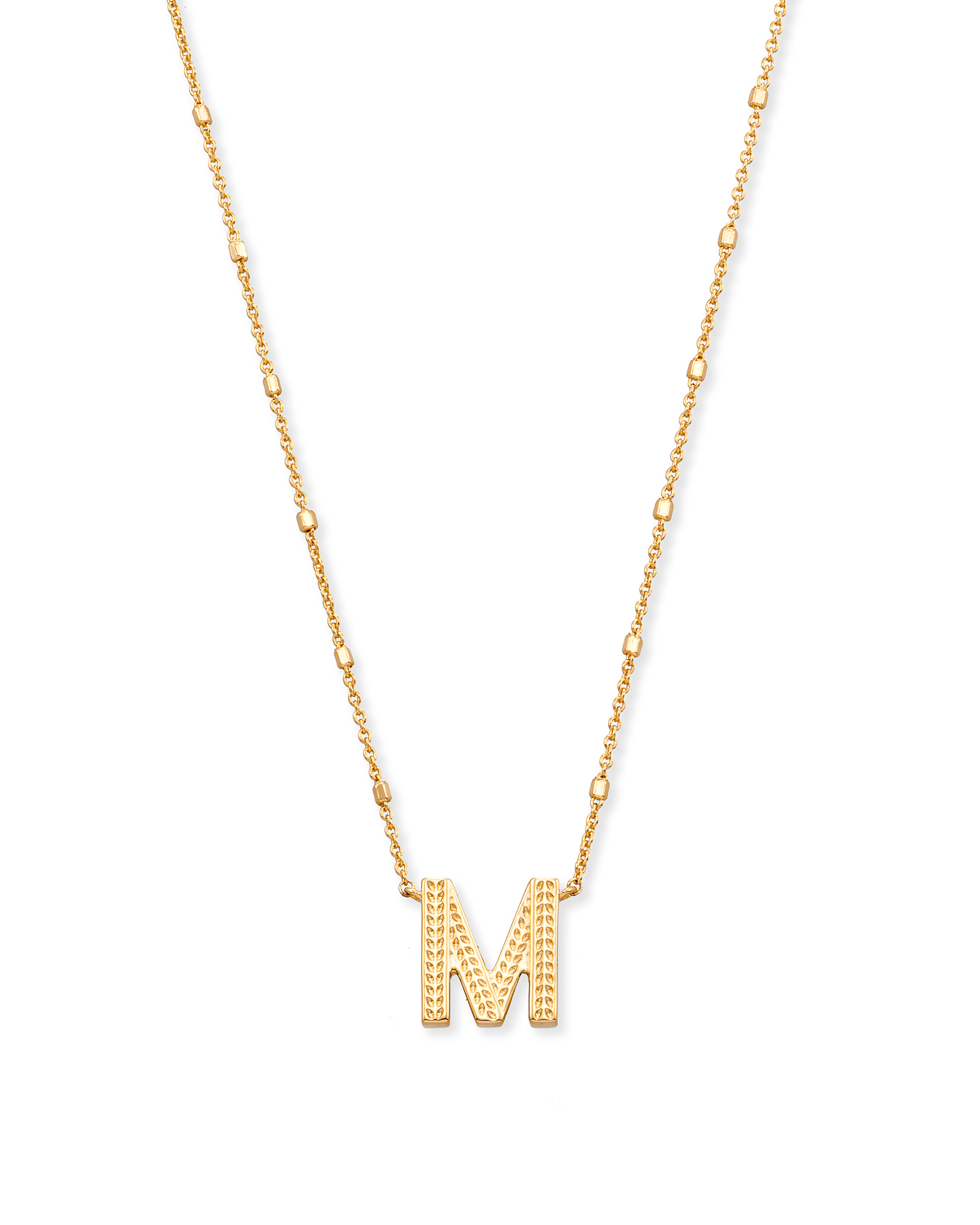 Initial Necklace in Gold