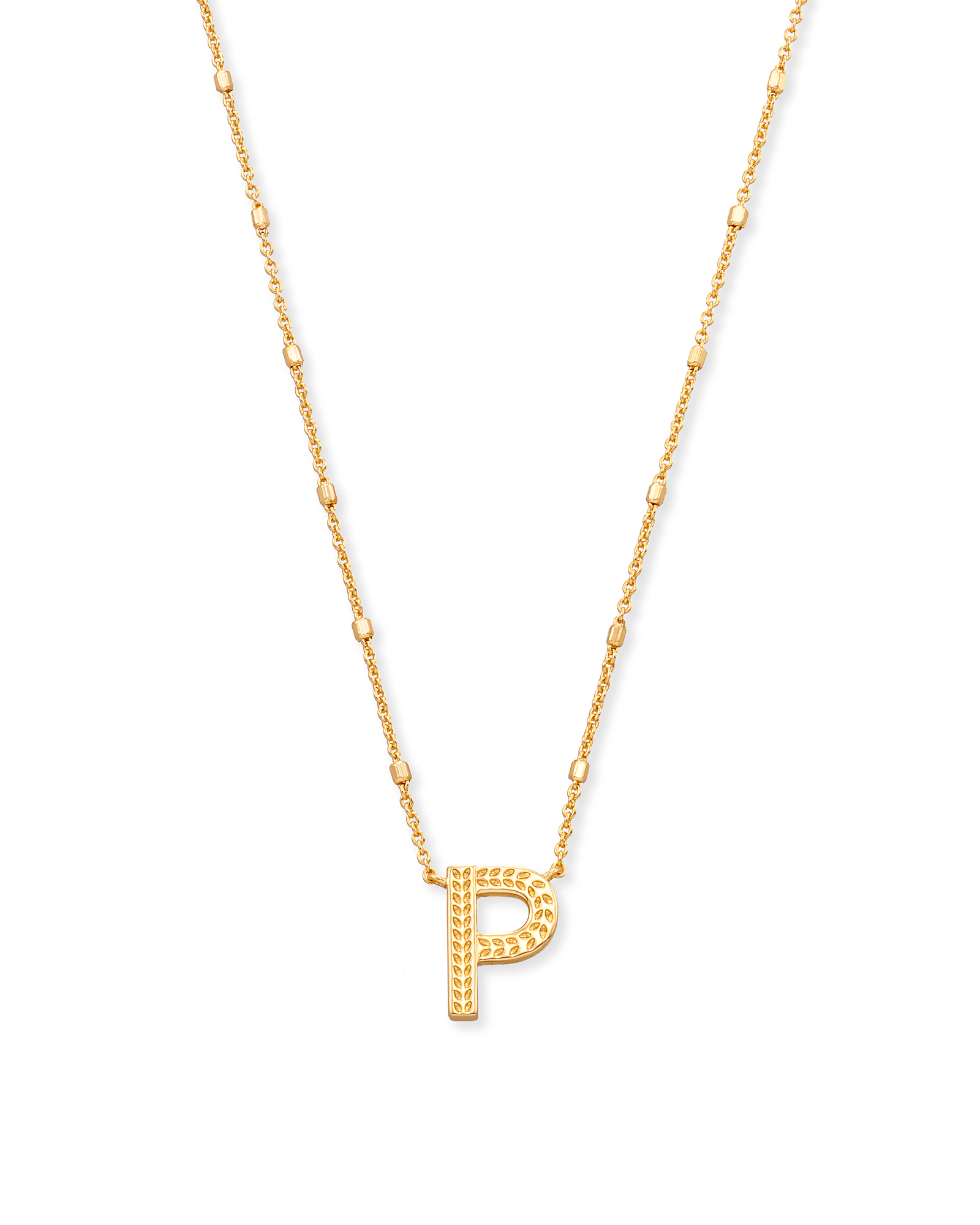 Initial Necklace in Gold