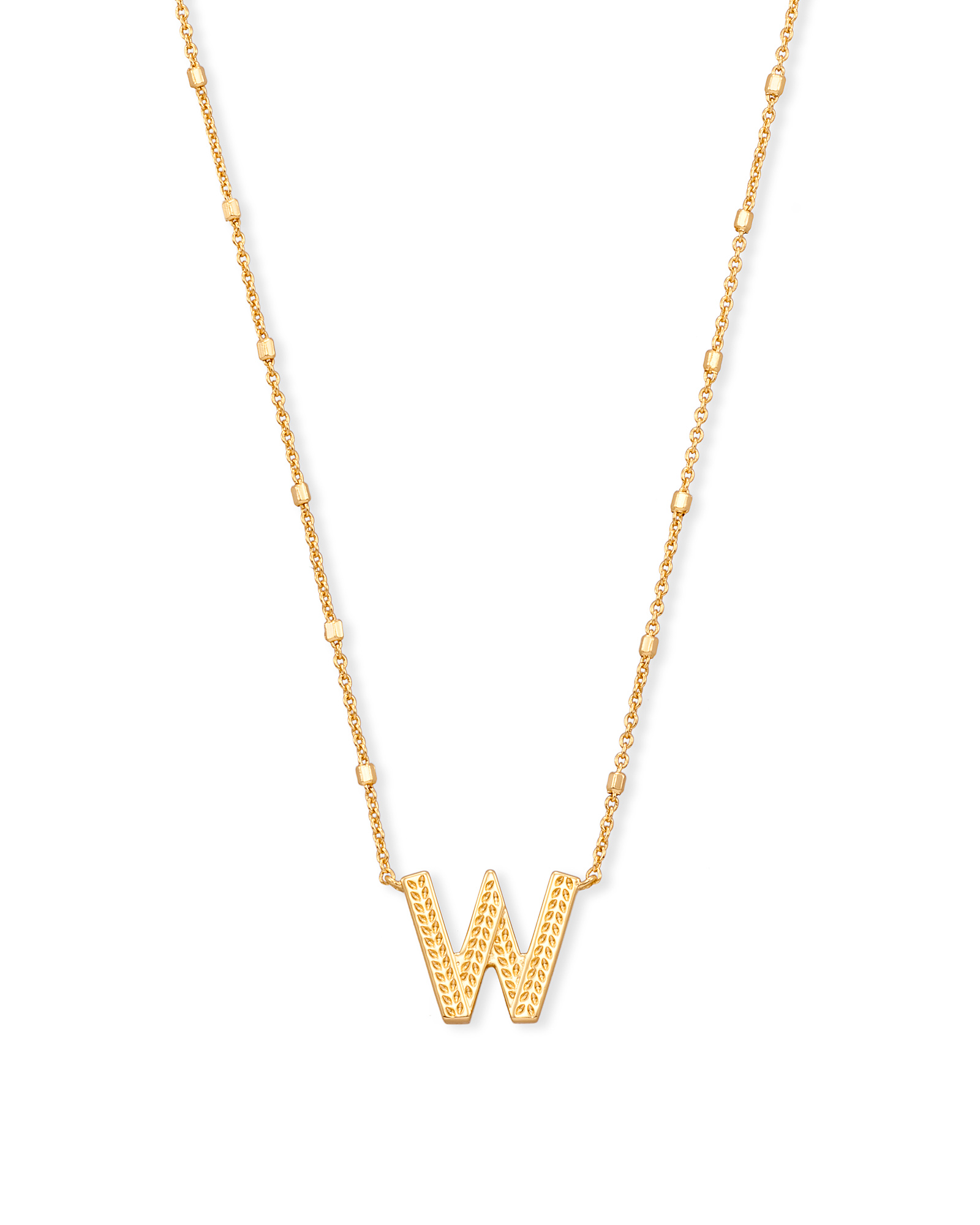 Initial Necklace in Gold