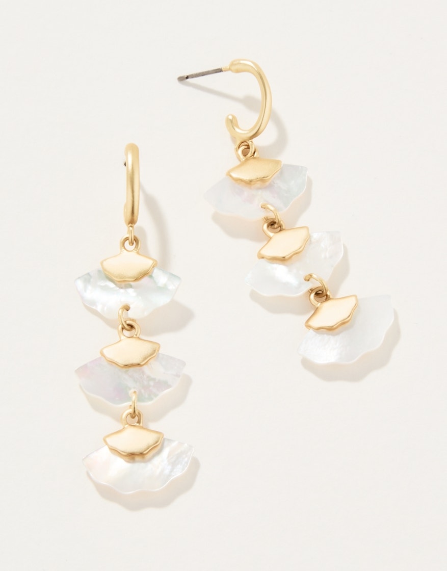 Buttercup Dangle Earrings Mother-of-Pearl