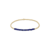 bliss 2mm bracelet gold & gemstone