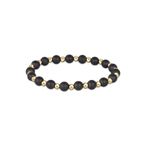 extends grateful pattern 6mm bracelet gold & gemstone