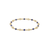 dignity sincerity pattern 4mm bracelet gold & gemstone