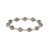 admire 3mm bracelet gold & gemstone