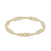 classic joy pattern gold bracelet