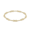 extends classic joy pattern gold bracelet