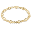 extends classic sincerity pattern gold bracelet