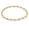 dignity sincerity pattern gold bracelet