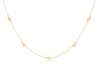 choker with simplicity gold chain & bead