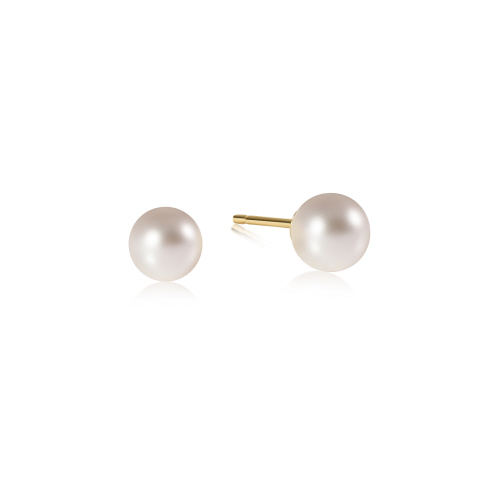 gold classic ball studs