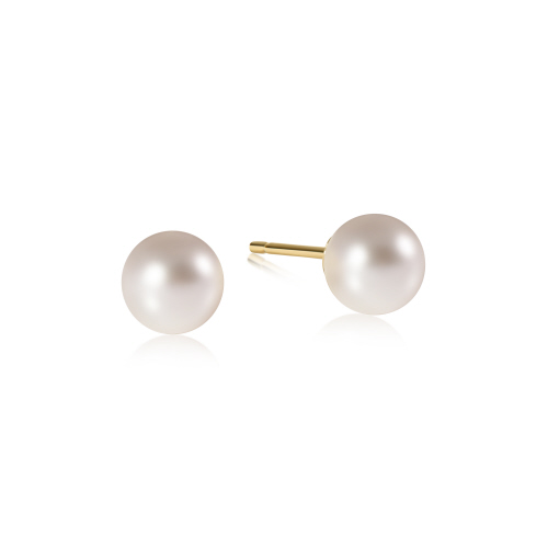 gold classic ball studs