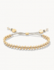 Friendship Bracelet with Gold Beads