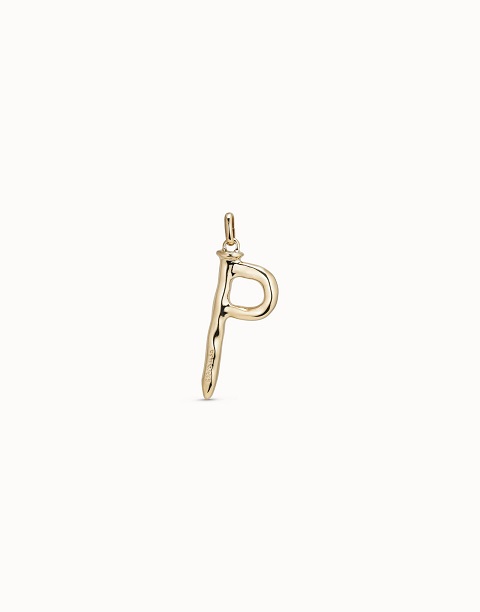 Charm P Gold Large