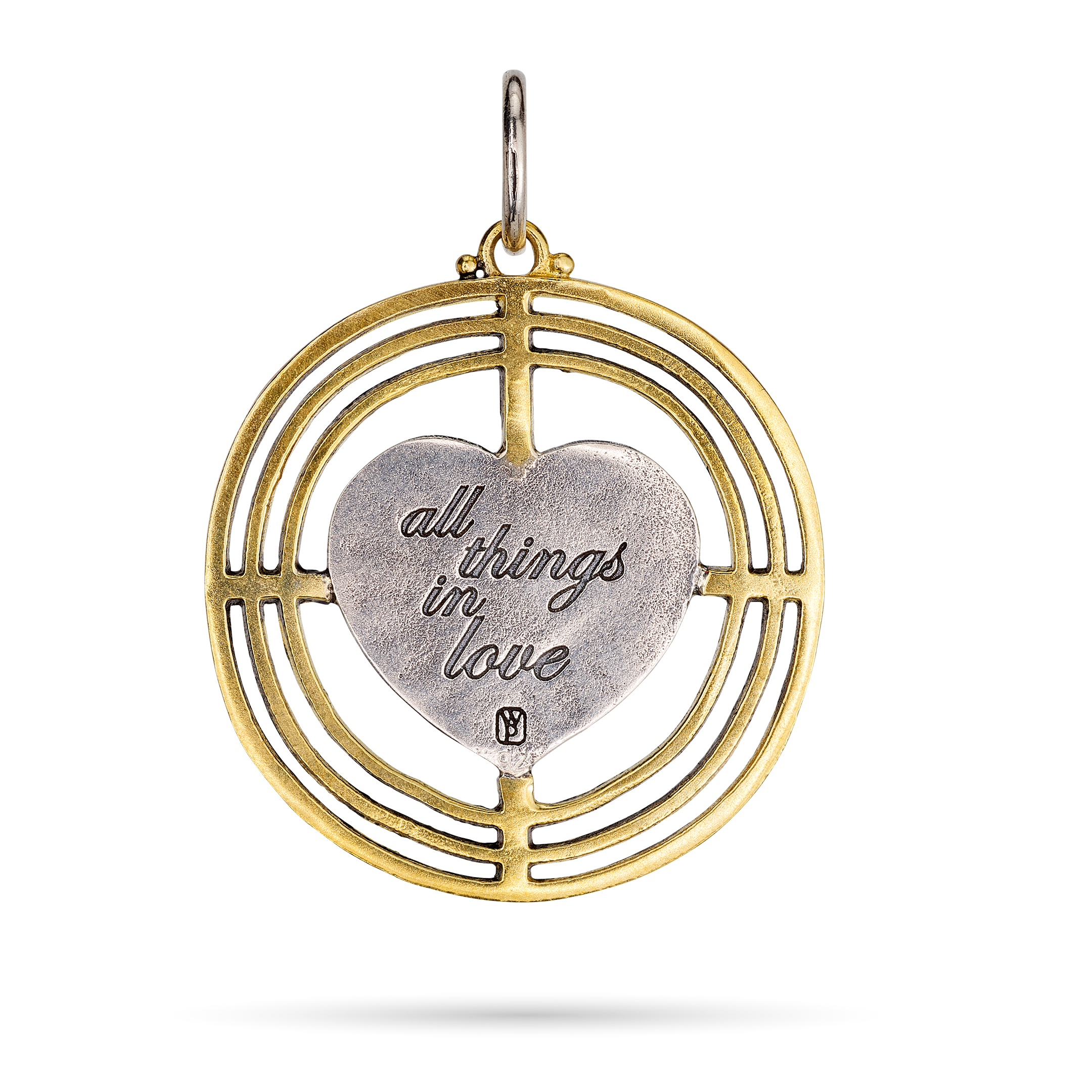 All Things in Love Medallion