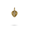 Lotus Cross Charm