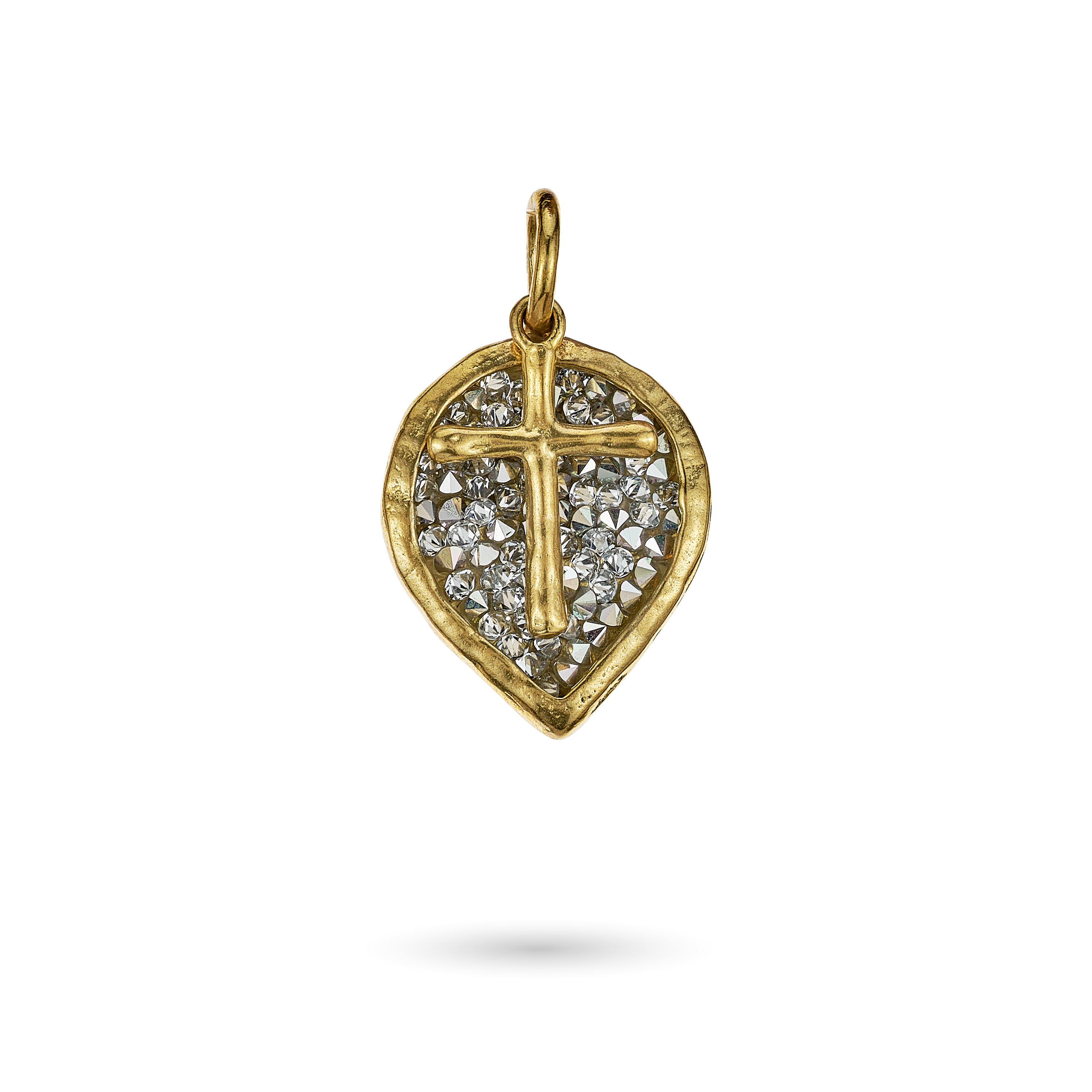 Lotus Kristal Cross Pendant