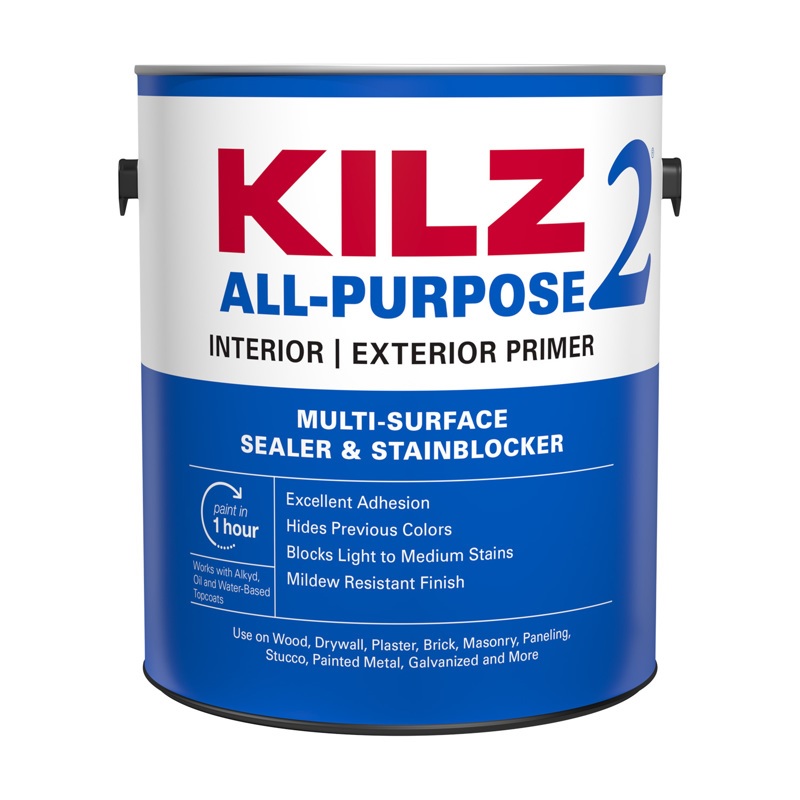 KILZ 2 White Water-Based Stain Blocking Primer 1 gal