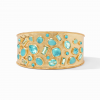 Antonia Mosaic Cuff Iridescent Bahamian Blue