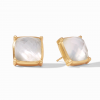 Antonia Statement Stud Iridescent Clear Crystal