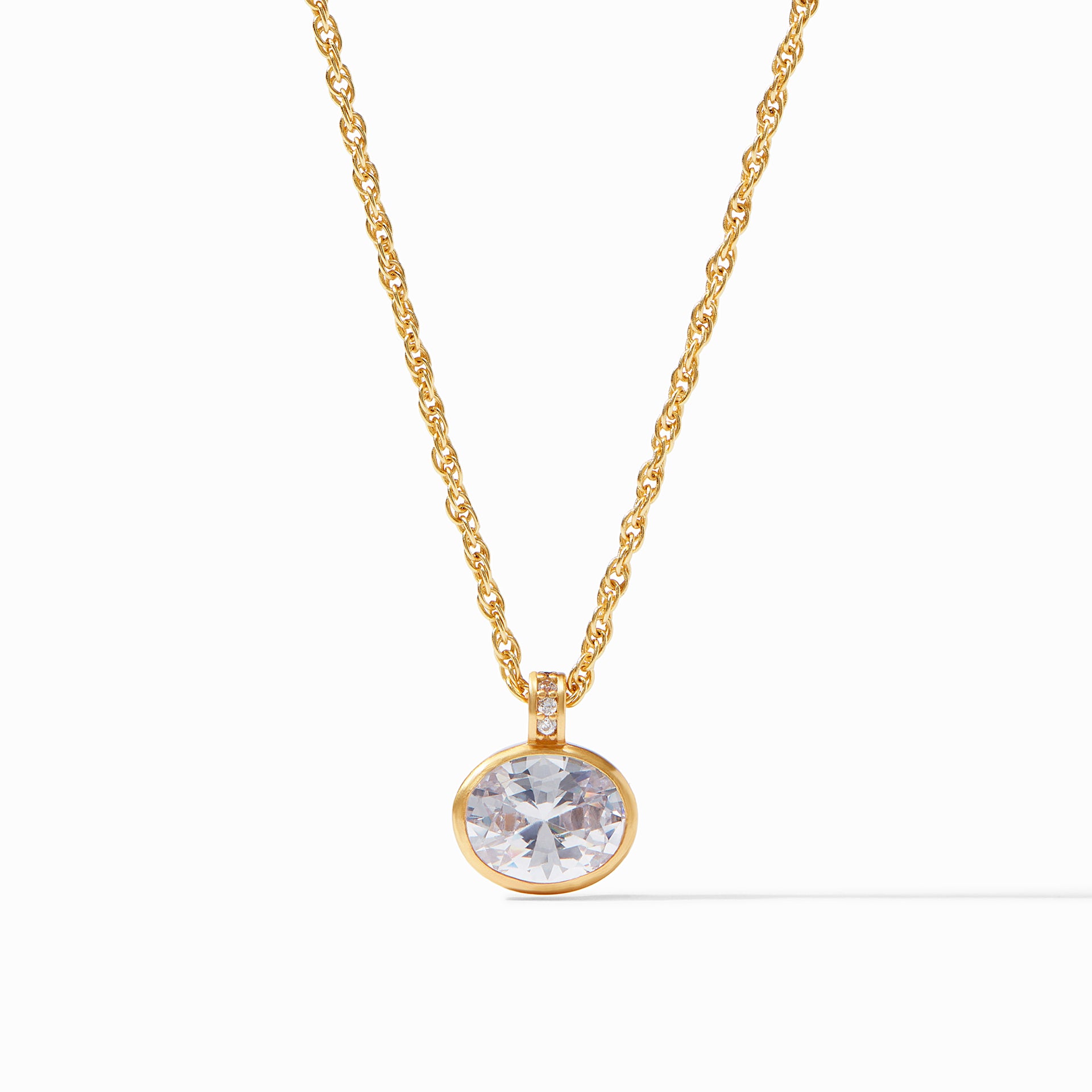 Antonia Solitaire Necklace Cubic Zirconia