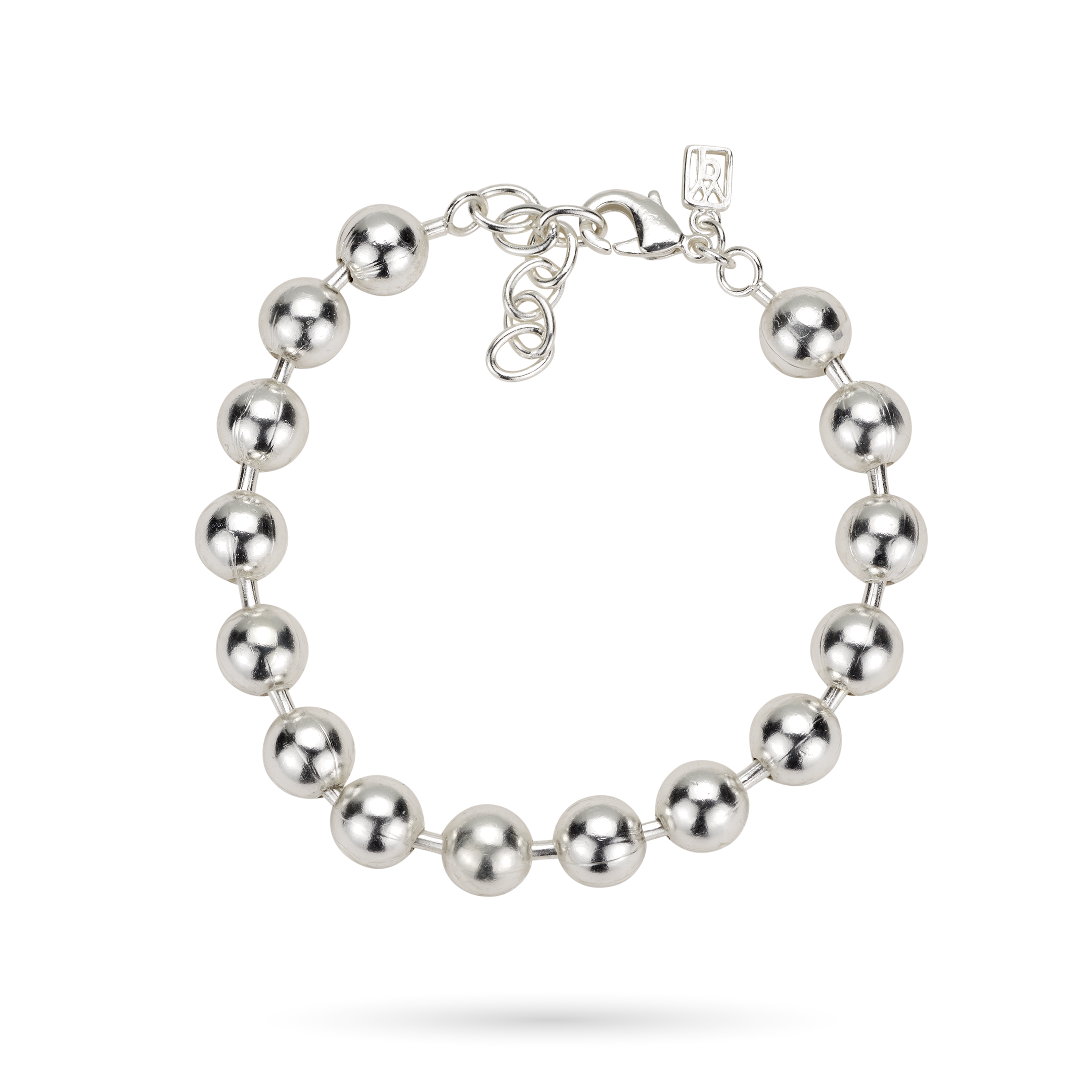 Foundry Ball Bracelet Silver Plate