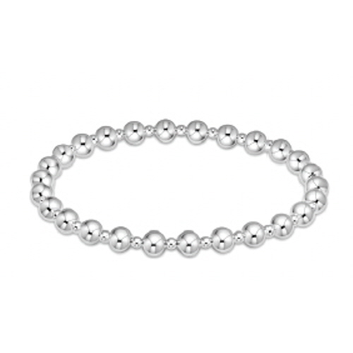 classic grateful pattern 5mm sterling silver bracelet