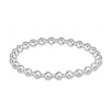 classic grateful pattern 5mm sterling silver bracelet