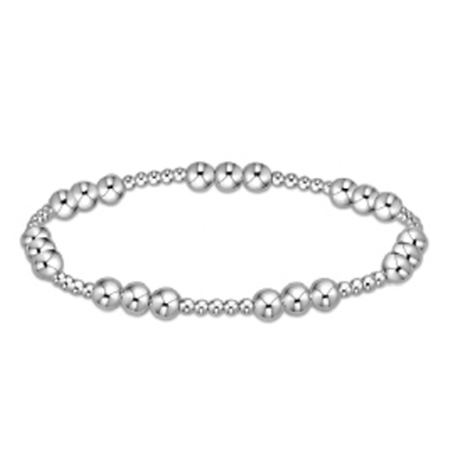 classic joy pattern 5mm sterling silver bracelet