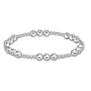 classic joy pattern 6mm sterling silver bracelet