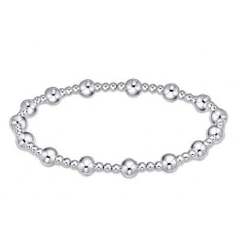 classic sincerity pattern 5mm sterling silver bracelet