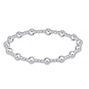 classic sincerity pattern 5mm sterling silver bracelet