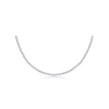 classic pattern 15" 2mm sterling silver choker