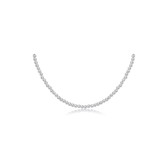 classic pattern 15" 3mm sterling silver choker