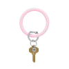 Gingham Tickled Pink - Silicone Big O® Key Ring