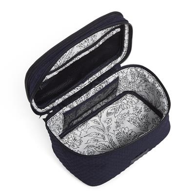 Iconic Microfiber Brush Up Cosmetic Case Classic Navy
