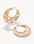 Cane Hoop Earrings