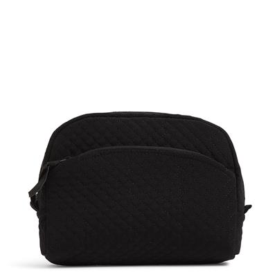 Iconic Microfiber Medium Cosmetic Case Classic Black