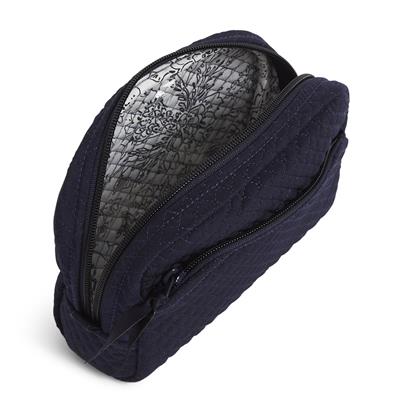 Iconic Microfiber Medium Cosmetic Case Classic Navy