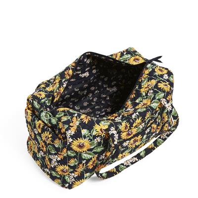Iconic Large Travel Duffel Bag Sunflowers
