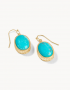 Naia Oval Earrings Turquoise
