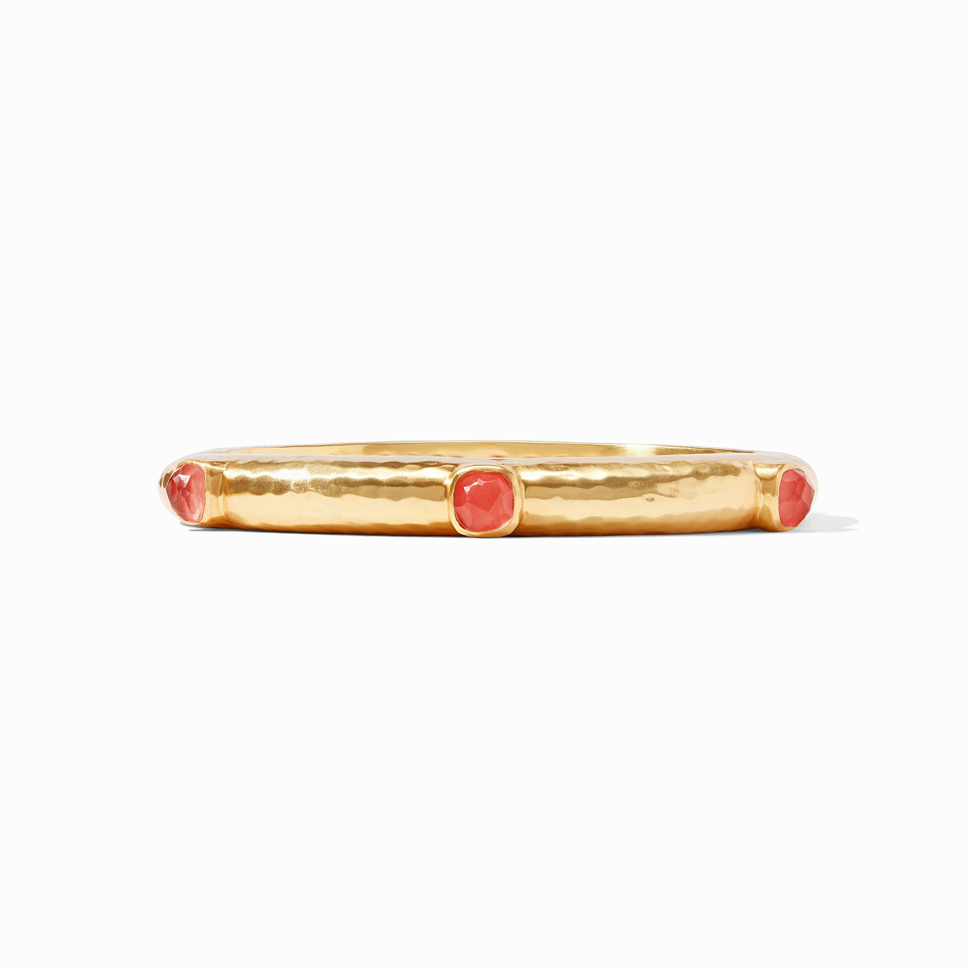 Catalina Hinge Bangle Iridescent Coral