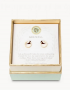 Sea La Vie Grateful Hoop Earrings Gold